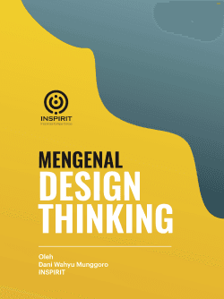 Cover dari modul "Mengenal Design Thinking"